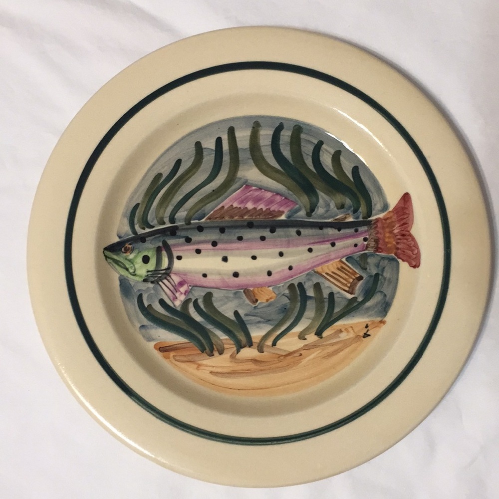 Plate from Iden Pottery, England